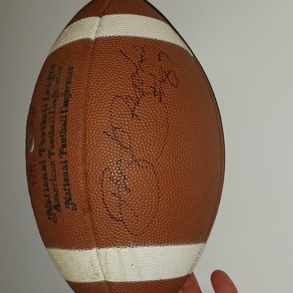 Robert Brooks #87 Green Bay Packers autographed football. Thanks!! - Picture 2 of 4